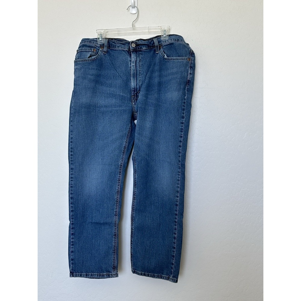 Levi's 541 Jeans Mens 40x28 Athletic Fit Tapered Leg Medium Blue Stretch Denim